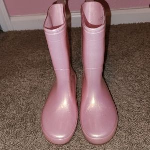 Cat & Jack Pink rain boots size 12c